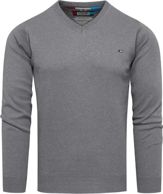 Produktbild von Recea Klassischer Pullover für Männer Yagnatz grau XXL