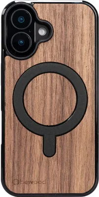 Produktbild von Holzhülle für iPhone 16, Bewood Amerikanischer Nussbaum MagSafe