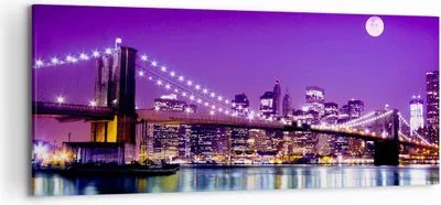 Produktbild von Bild auf Leinwand - Leinwandbild - Amerika wohnung architektur - 120x50cm - Wand Bild - Wanddeko - Leinwanddruck - Bilder - Kunstdruck - Wanddekoration - Leinwand bilder - Wandkunst - AB120x50-2443