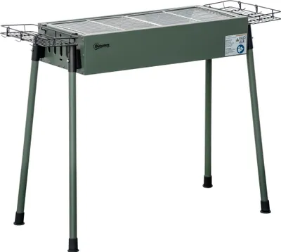Produktbild von Outsunny Holzkohlegrill Anti-Rutsches Campinggrill mit Grillrost, Grillrost-Clip