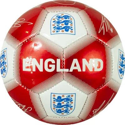 Obrázok produktu pre Anglicko - Mini futbalová lopta s podpismi SG21631 (1) (červená/biela)