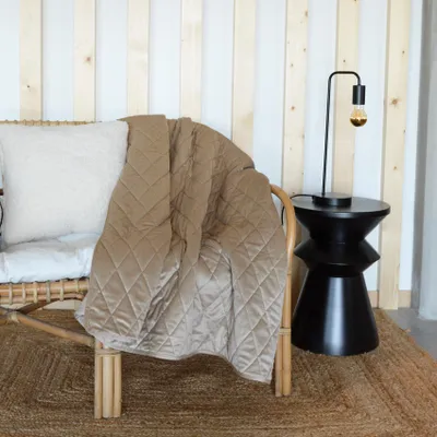 Produktbild von Plaid Sofa aus gestepptem Samt