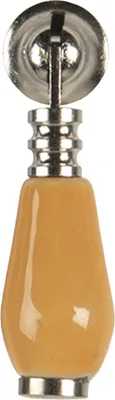 Obrázek produktu pro Klika na dveře Clayre & Eef 2x6 cm žlutá keramika