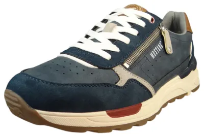 Produktbild von Mustang Sneakers Laag  Sneakers Laag - Blauw - Maat 41