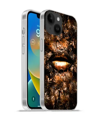 Produktbild von MuchoWow® Handyhülle Schutzhülle Hülle für Apple iPhone 14 - Softcase Frau - Lippen - Kupfer Silikon Softcase Handy Hülle - Mobiltelefonhülle
