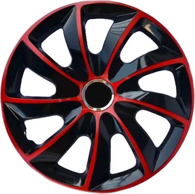 Produktbild von Podbehy kolies - kompletná sada 4 kusov - NRM Stig Extra - červená a čierna - 14" palcov