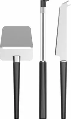 Image de Rosti Cheese set Emma Black 3 pcs, Coupe fromage, PP-plastique, noir, 32544