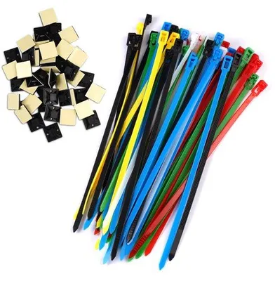 Immagine prodotto di Fascette stringicavo – Set di fascette stringicavo resistenti e resistenti ai raggi UV – 300 mm x 5 mm