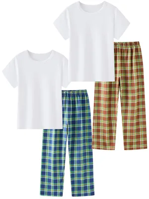 Produktbild von 4-teiliges Jungen-Pyjama-Set für komfortables Schlafen