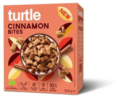 PODUSZKI ZBOŻOWE CYNAMONOWE BEZGLUTENOWE BIO 300 g - TURTLE