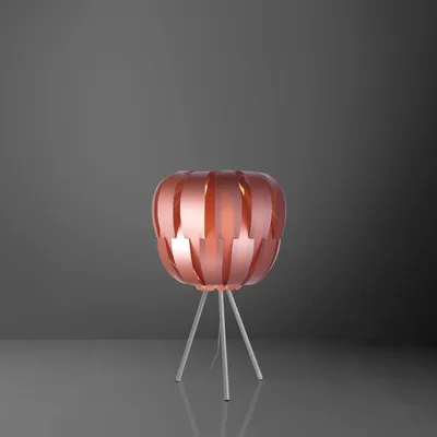 Image de Lampe de table Tripod 1 Light Queen Polilux Pink Metallic Italy