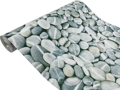 Produktbild von Klebefolie Möbel 45x200 cm - Kiesel Steine - Möbelfolie Deko-Stil selbstklebend - PVC Folie für kreative Raumgestaltung - Selbstklebende Folie ideal für Küche, Bad und Möbel-Upcycling