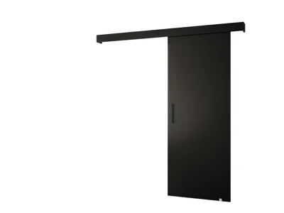Obrázek produktu pro MOB, Posuvné dveře - 90 cm - Sharlene I (černý mat + černý mat + černá)