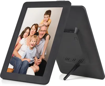 Obrázek produktu pro Andoer 10,1" WiFi digitální fotorámeček Cloud Digital Photo Frame IPS obrazovka Dotykové ovládání 16 GB paměti Automatické otáčení Sdílení fotografií přes APP se stojánkem na zadní straně