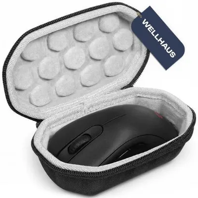 Imagen del producto de Funda Rígida Para Ratón Wellhaus, Compatible Con Ratones Razer Viper Y Deathadder, Ideal Para Viajes
