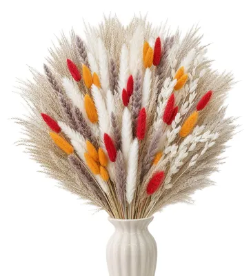 71-teiliges getrocknetes Pampasgras-Bouquet, Herbstdeko