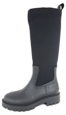 Produktbild von Calvin Klein High Rainboot Neoprene Damenschuhe Stiefel Reißverschluss Schaftstiefel  Schwarz Freizeit