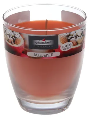 Produktbild von Duftkerze im Glas (bauchig) Baked Apple 107/92 mm, ca. 40 h