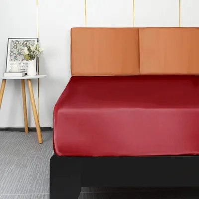 Image de Housse de couette en satin de luxe, 160 x 200 cm