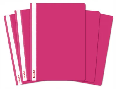Produktbild von Biurfol Hartordner A4 Rosa 5 Stück Klemmmappe