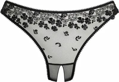 Produktbild von LASCANA String-Ouvert schwarz Größe 32/34