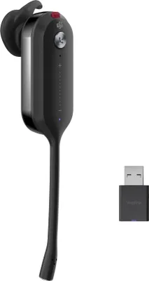 Zdjęcie produktu dla Yealink WH63 Portable Teams, Bezprzewodowy, Biuro/centrum telefoniczne, 20 - 140000 Hz, 19 g, Zestaw słuchawkowy, Czarny