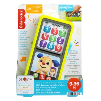 Obrázek produktu pro Fisher-Price Laugh & Learn HNL42, 0,75 rok/roky, Zvuky, Funkce mluvení, Nutné baterie, LR44, Plast