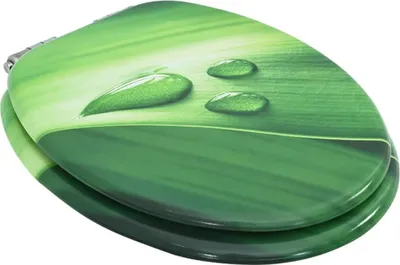 Obrázek produktu pro vidaXL Toaletní sedátko Soft Close MDF Green Water Drop Design