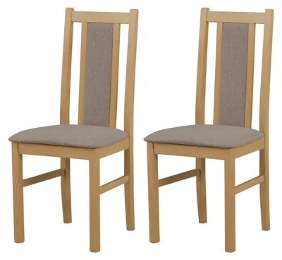 Productafbeelding van ESSZIMMERSTUHL - Set van 2 stoelen, model Bos, 14, kleinzoon, opium, 20