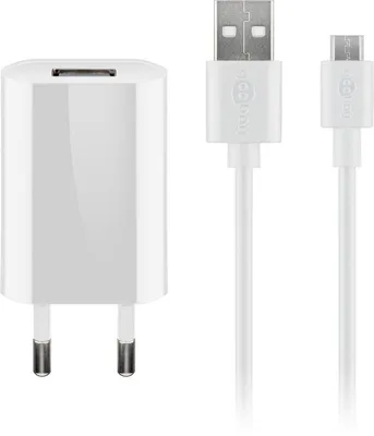 Obrázok produktu pre Goobay 44983, Vnútorný, AC, 5 V, 1 m, Biela