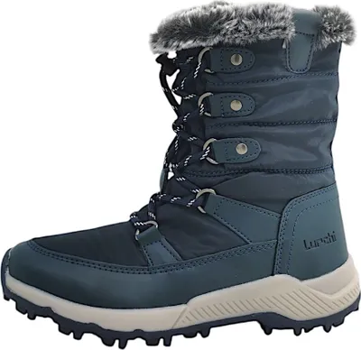 Produktbild von Lurchi  Kinderschuhe Mädchen Reißverschluss Winterstiefel Blau Freizeit, Schuhgröße:37 EU