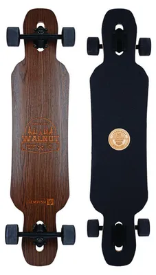 Immagine prodotto di Longboard in noce 99 x 21 cm nero/marrone