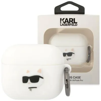 Produktbild von Karl Lagerfeld Silikon NFT Choupette Kopf 3D - Fall AirPods 3 (biały)