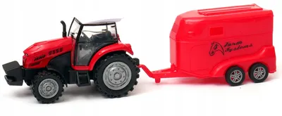 Produktbild von Dromader Kleiner Traktor mit Anhänger Bauernhof-Set