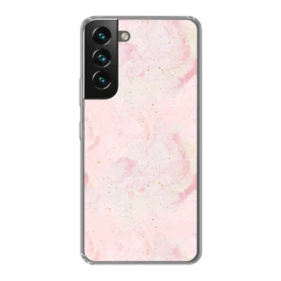 Produktbild von MuchoWow® Handyhülle Schutzhülle Hülle für Samsung Galaxy S22 Marmor - Rosa - Glitter - Gold - Muster Silikon Softcase Handy Hülle - Mobiltelefonhülle