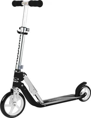 Produktbild von HUDORA Little BigWheel Scooter - schwarz - Aluminium-Roller für Kinder ab 3 Jahren - höhenverstellbar & zusammenklappbar - für bis zu 100kg