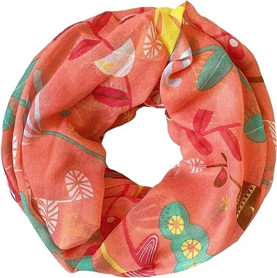 Produktbild von Glamexx24 Topstyle Schal Schlauchschal Damen Langschal Loop schal Loopschal Tuch HALSTUCH Rot01044