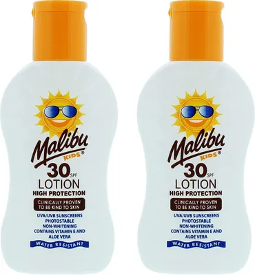 Zdjęcie produktu dla Malibu Kids Lotion Balsam Ochronny Dla Dzieci SPF30 100ml x2szt