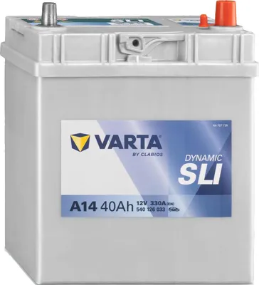 Produktbild von Varta Blue Dynamic 540 126 033, 40 Ah, 12 V, 330 A, Auto, Links platziert, B00