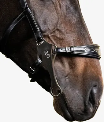 Produktbild von PS of Sweden Nasenriemen Hackamore Braun Cob