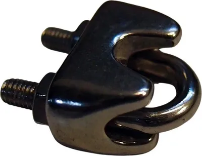 Produktbild von NIRO Drahtseilklemme 3 mm ähnl. DIN 741 Bügelgewinde M4 1.4401