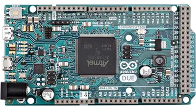 Produktbild von Arduino Due with Headers [A000062] - Entwicklungsboard mit ARM Cortex-M3-Mikrocontroller, ideal fr fortgeschrittene Projekte, Robotik, Automatisierung und komplexe Anwendungen IDE.