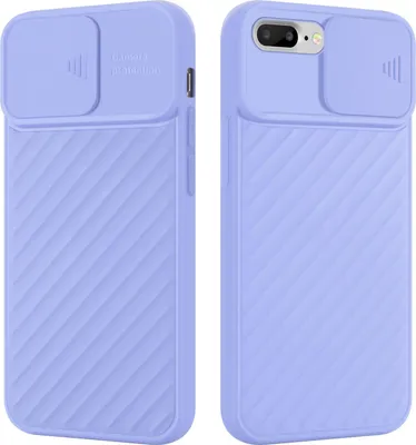 Obrázek produktu pro Cadorabo pouzdro pro Apple iPhone 7 PLUS / 7S PLUS / 8 PLUS Protective Case in Purple TPU Cover Case Camera Protector