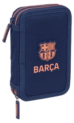 Produktbild von Safta 412526854 F.c Barcelona 2nd Kit Double Filled 29 Pieces Mäppchen Blau  Mann Blau One Size