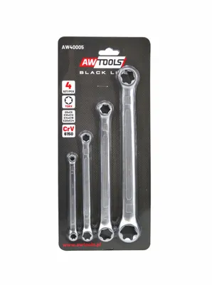 Produktbild von Awtools Torx-Schlüsselsatz E6-E24 - 4 Teile