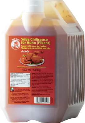 Zdjęcie produktu dla Cock słodki sos chilli do kurczaka owocowy łagodny i delikatnie przyprawiony 4500ml
