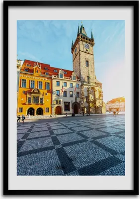 Produktbild von Bild - Bilderrahmen - 50 cm x 70 cm - MDF - Rahmen - Wandkunst Prag Tschechische Republik