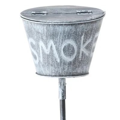 Produktbild von Boltze Aschenbecher Smoke Sturmaschenbecher aus Metall, 15 cm, mit Stiel