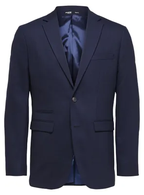 Image de SELETED HOMME - Veste de costume pour homme, modèle SLHSLIM-NEIL BLZ B NOOS, couleur marine, taille 42