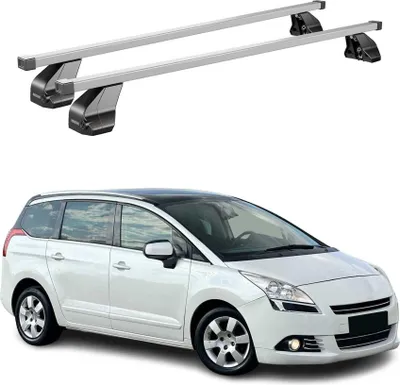 Produktbild von Menabo Dachträger Grundtäger für Peugeot 5008 mk1 2009-2017 75kg Stahl Silber 2x